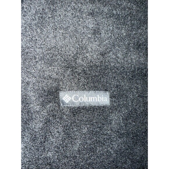 Columbia Steens Mountain Fleece Vest Mens XL Gray Full Zip Pocket Outdoor Hiking - Picture 2 of 6